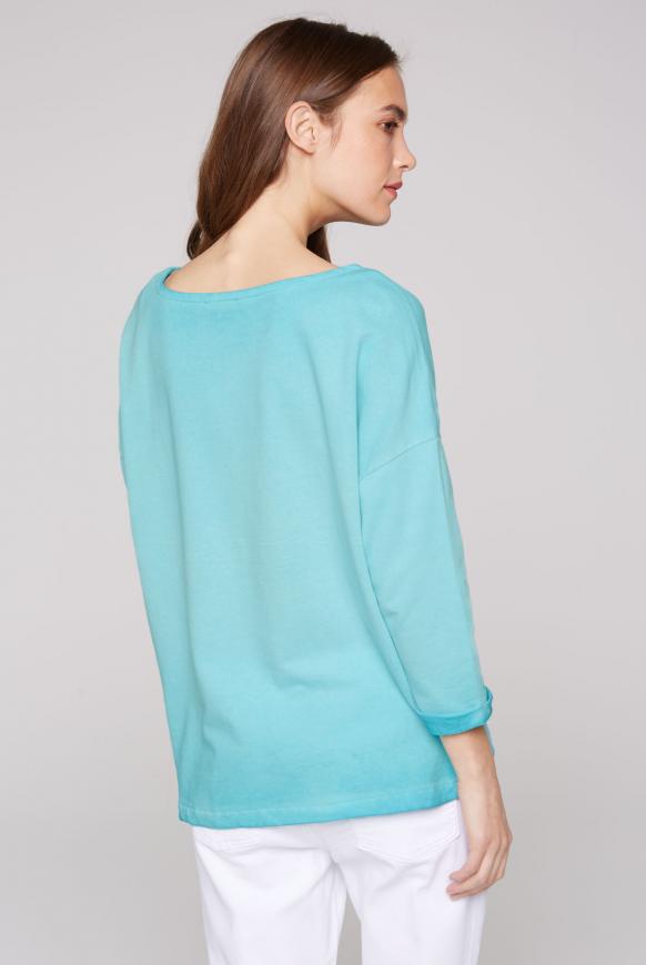 Sweatshirt mit 3/4-Arm und Artwork