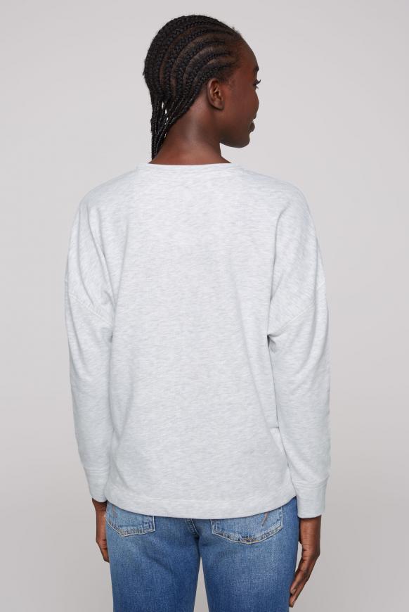 Sweatshirt mit Bindebandsaum