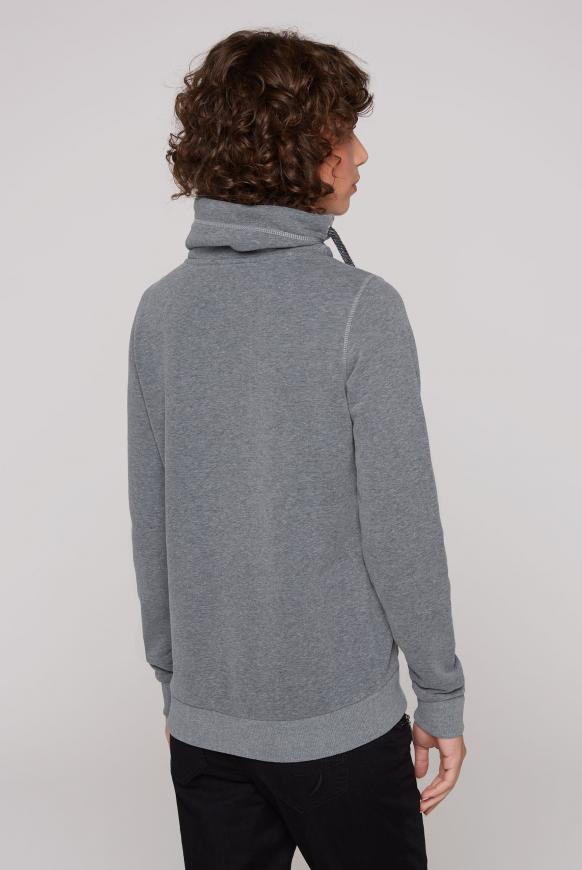 Sweatshirt mit hohem Kragen