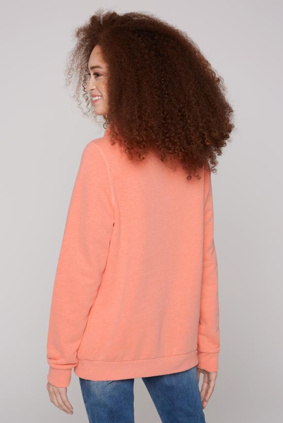 Sweatshirt mit hohem Kragen