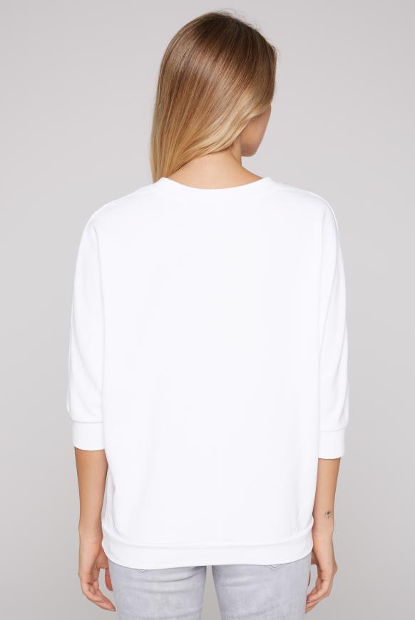 Sweatshirt mit kurzen Ärmeln und Glitter Print