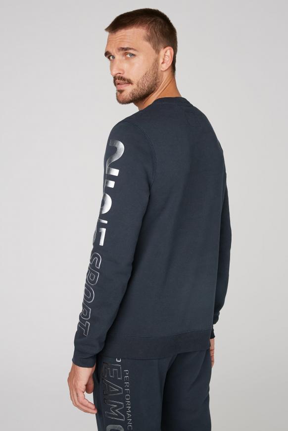 Sweatshirt mit Metallic Rubber Prints