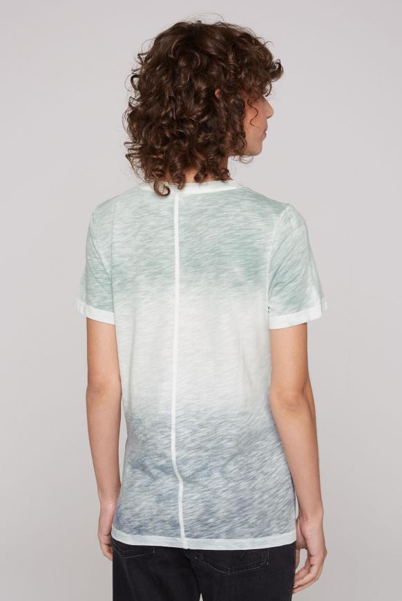 T-Shirt Dip Dye mit Glitter Print