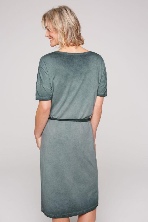 T-Shirt-Kleid mit großem Wording Print