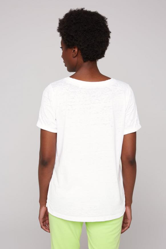 T-Shirt mit Ausbrenner-Effekten