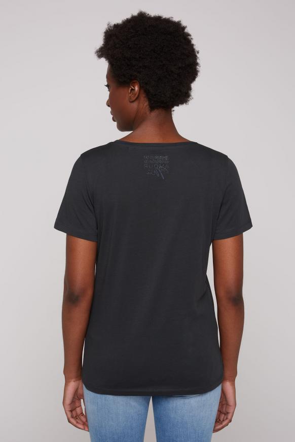 T-Shirt mit Glitzer-Artwork