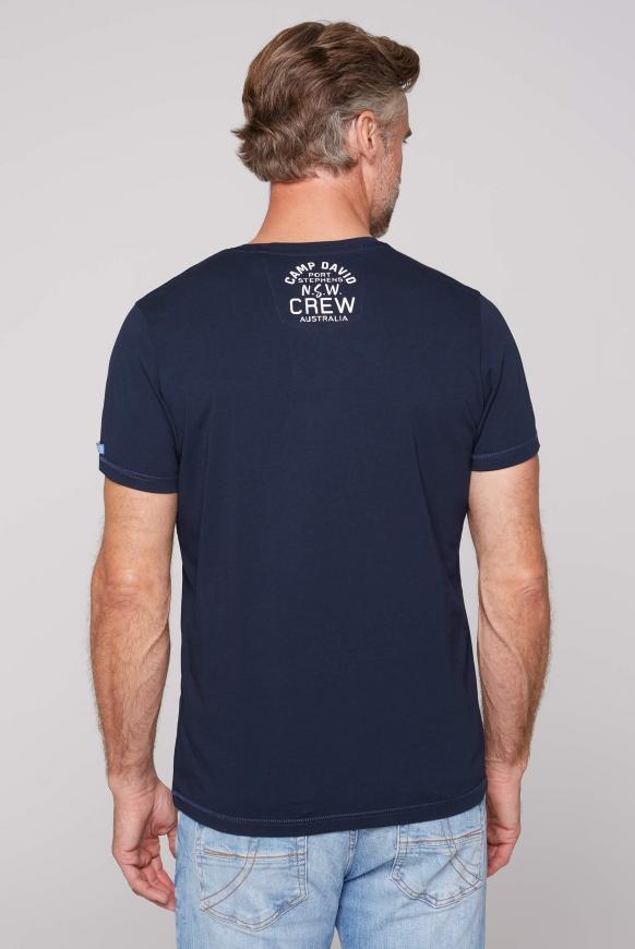 T-Shirt mit Puff Print mit Farbverlauf