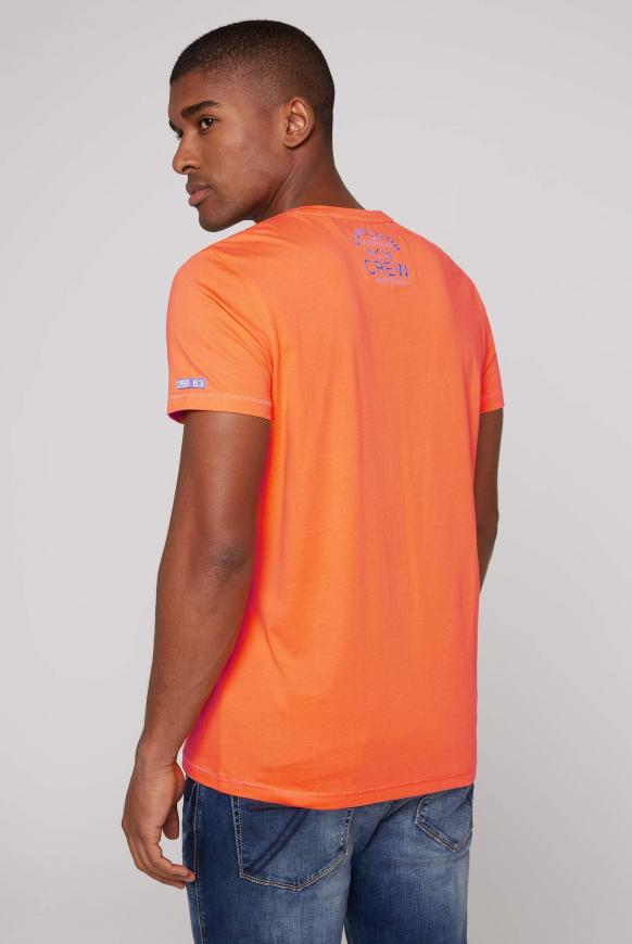 T-Shirt mit Puff Print mit Farbverlauf