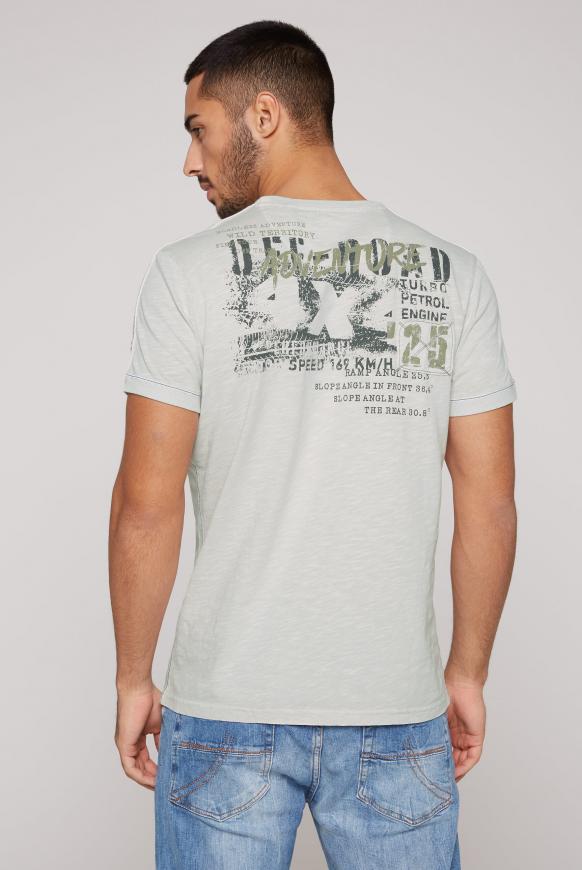 T-Shirt mit Tapes und Rücken-Artwork