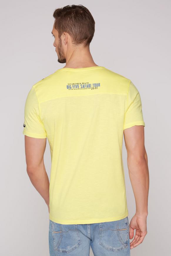 T-Shirt mit V-Neck und Artworks
