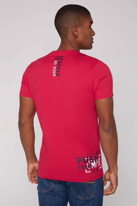T-Shirt mit vielen Logo Prints