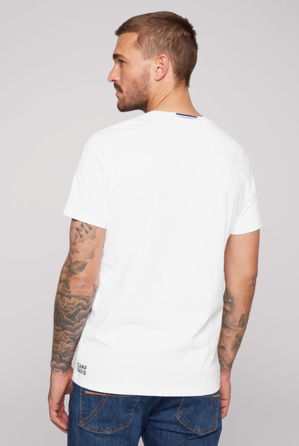 T-Shirt Rundhals mit Label Prints