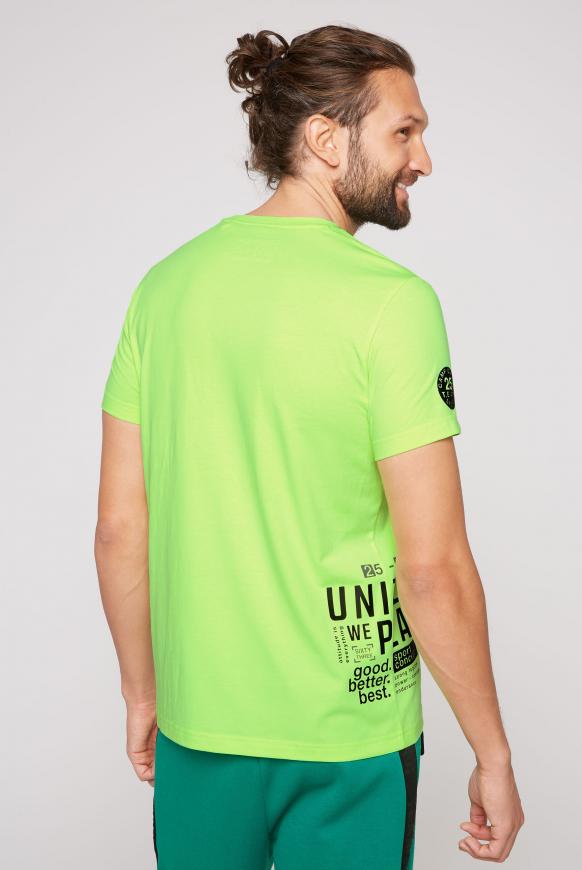 T-Shirt Rundhals mit Rubber Prints
