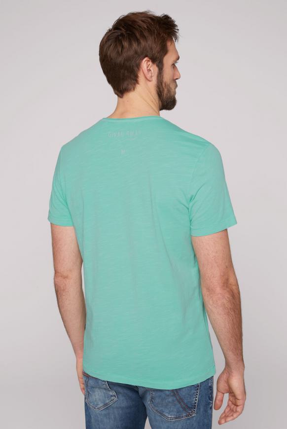 T-Shirt V-Neck mit Used Look