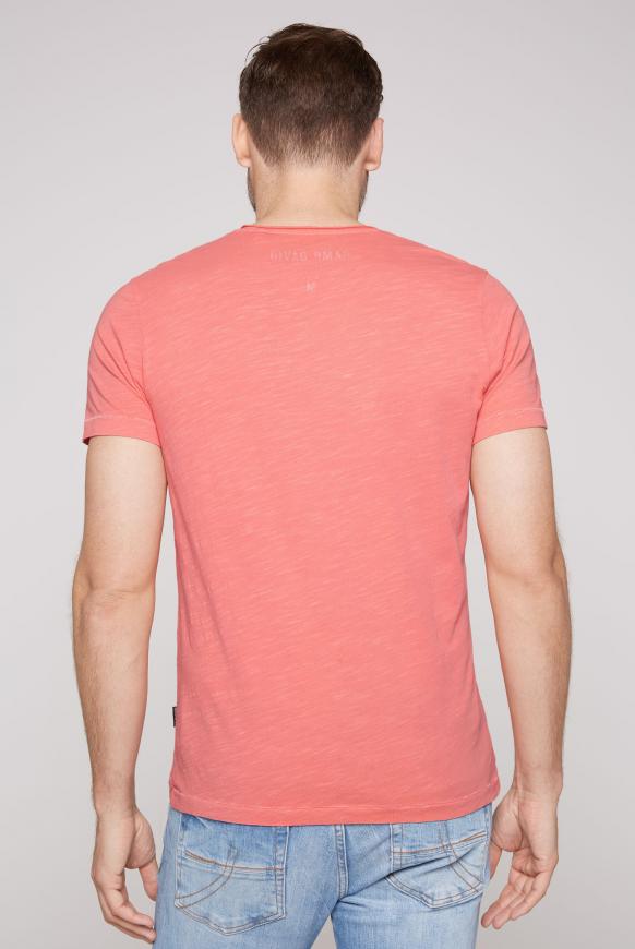 T-Shirt V-Neck mit Used Look