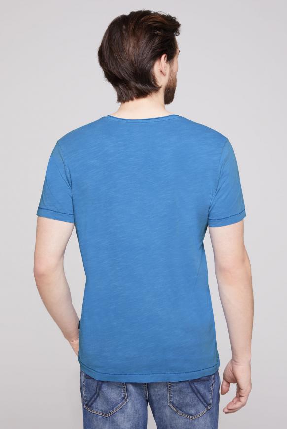 T-Shirt V-Neck mit Used Look