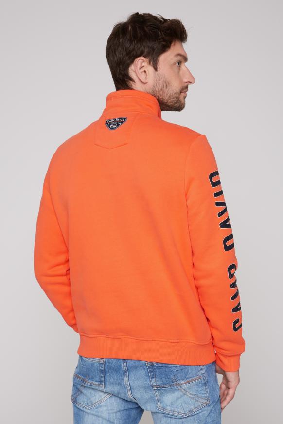 Troyer-Sweatshirt mit Tapes und Artworks
