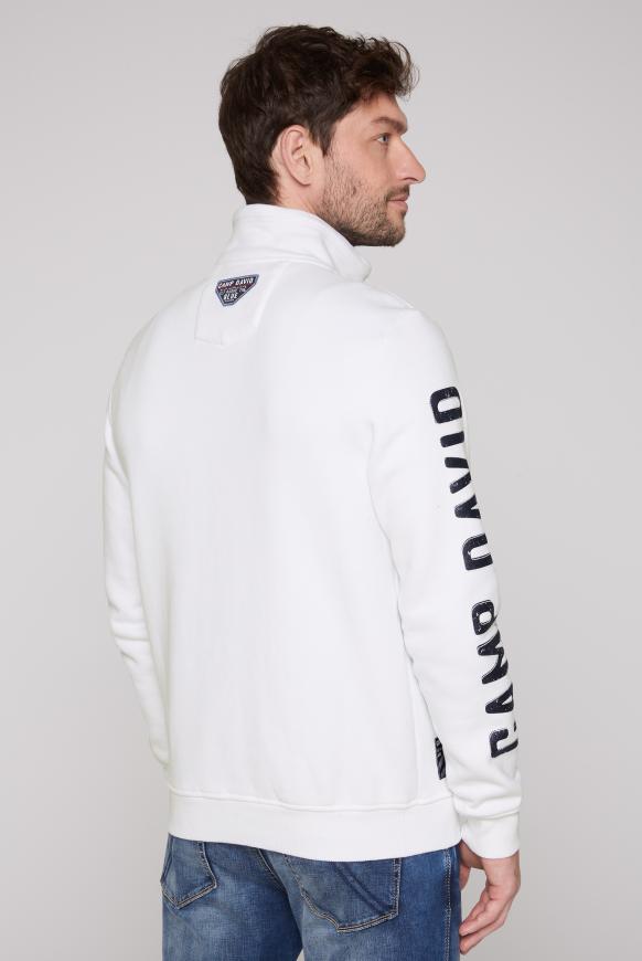 Troyer-Sweatshirt mit Tapes und Artworks