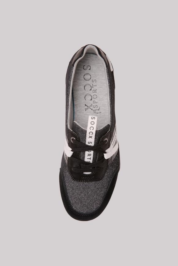 Veganer Sneaker-Ballerina mit Glitzer-Details
