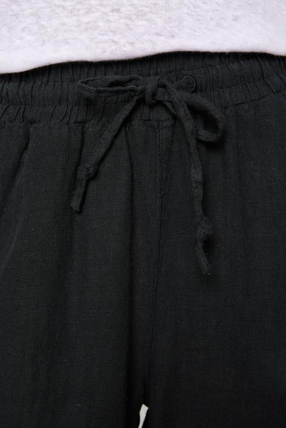 Weite Hose aus Leinen