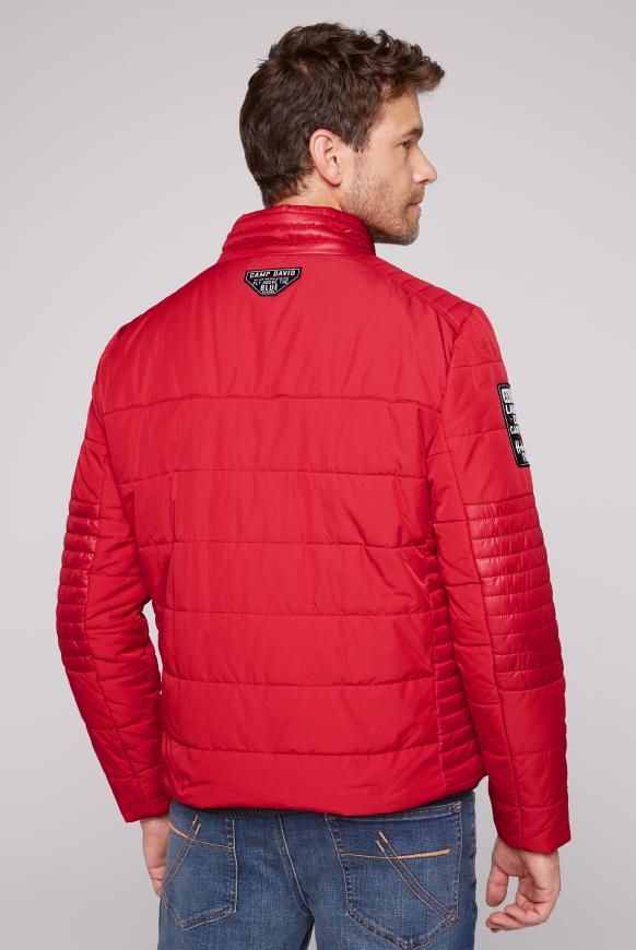 Winterjacke im Biker Look
