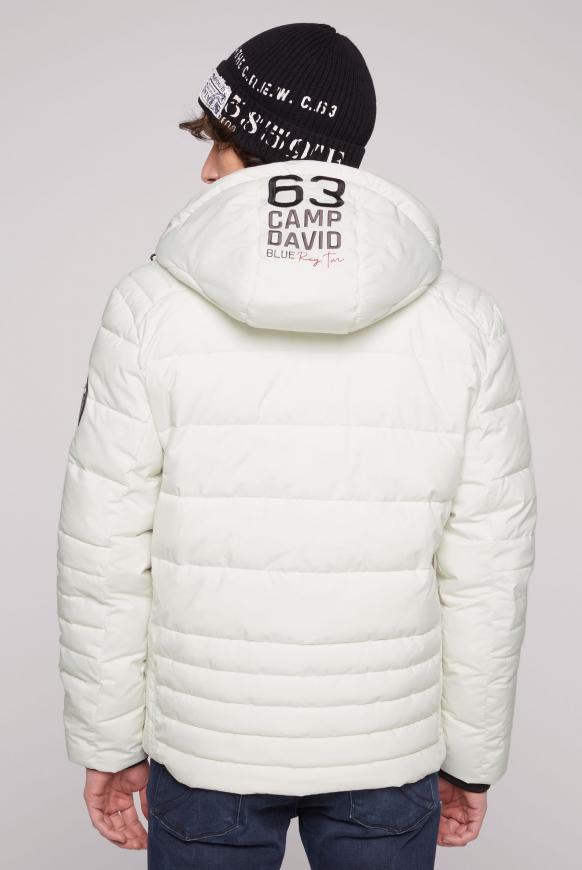 Winterjacke mit Kapuze im Ski-Design
