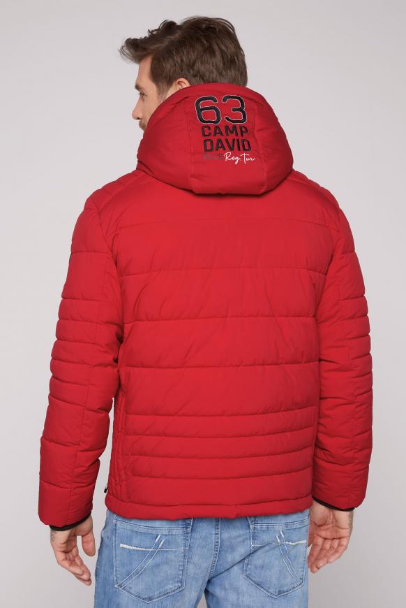Winterjacke mit Kapuze im Ski-Design