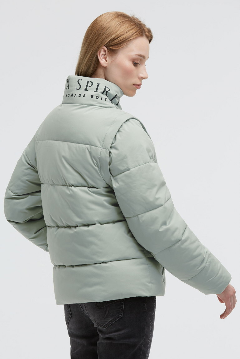 2-in-1 Steppjacke und Weste