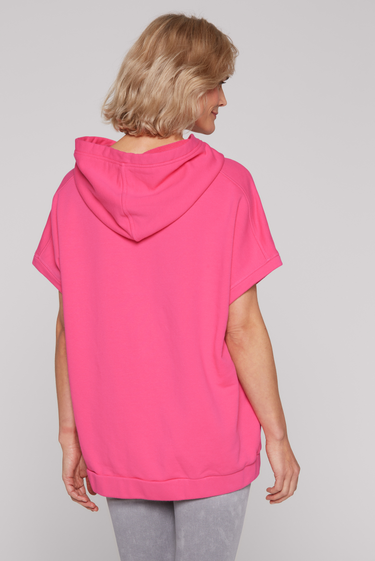 Ärmelloser Oversized Hoodie mit Artwork