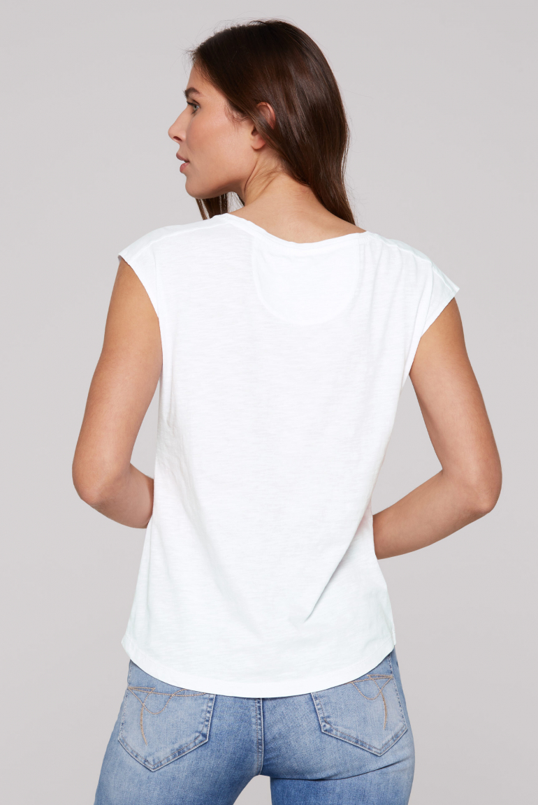 Ärmelloses Shirt mit Print Artwork