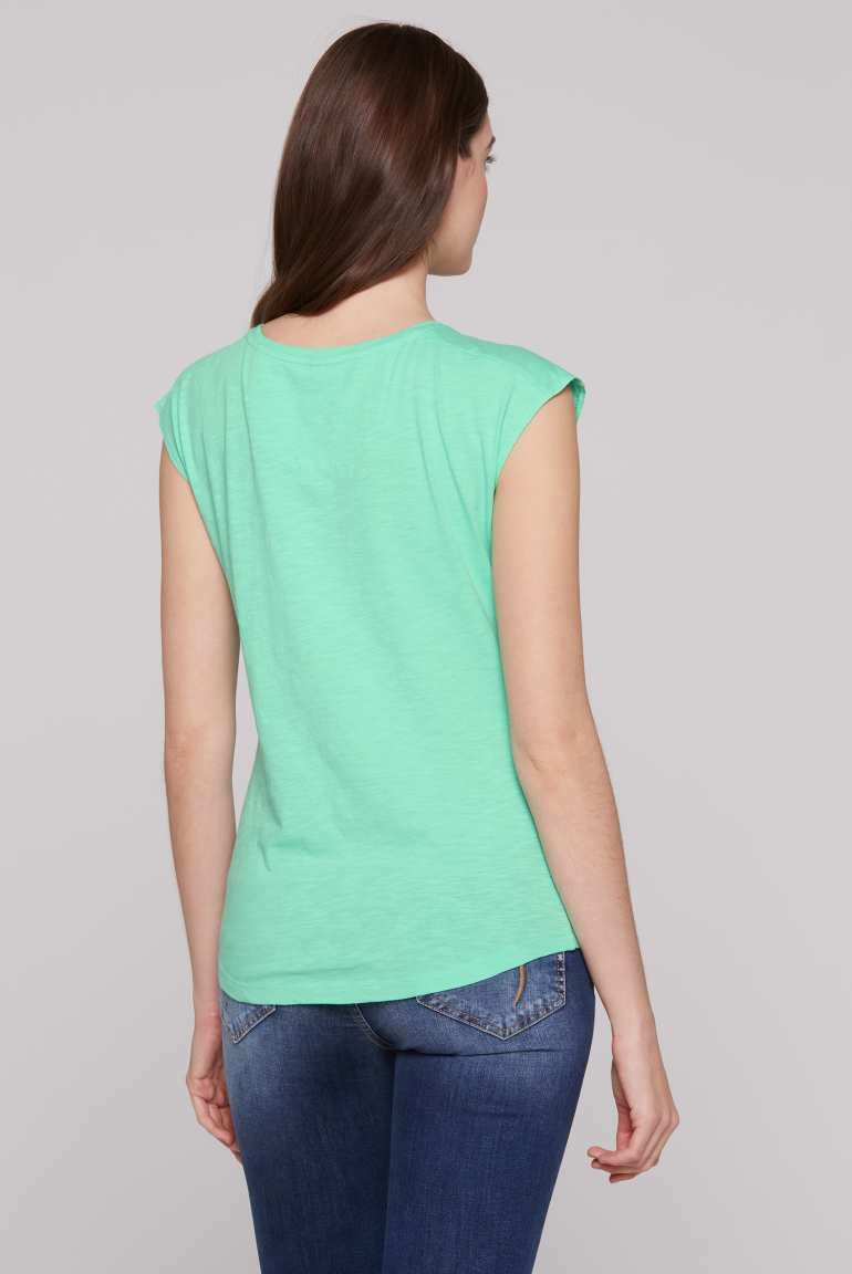 Ärmelloses Shirt mit Print Artwork