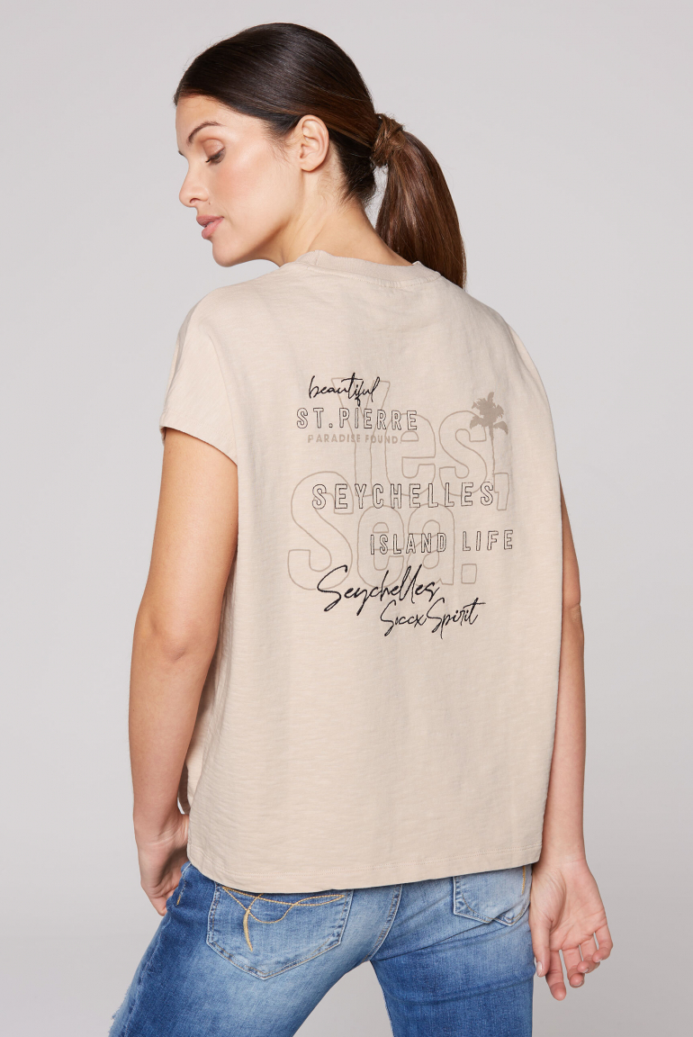 Ärmelloses Sweatshirt mit Rücken-Artwork