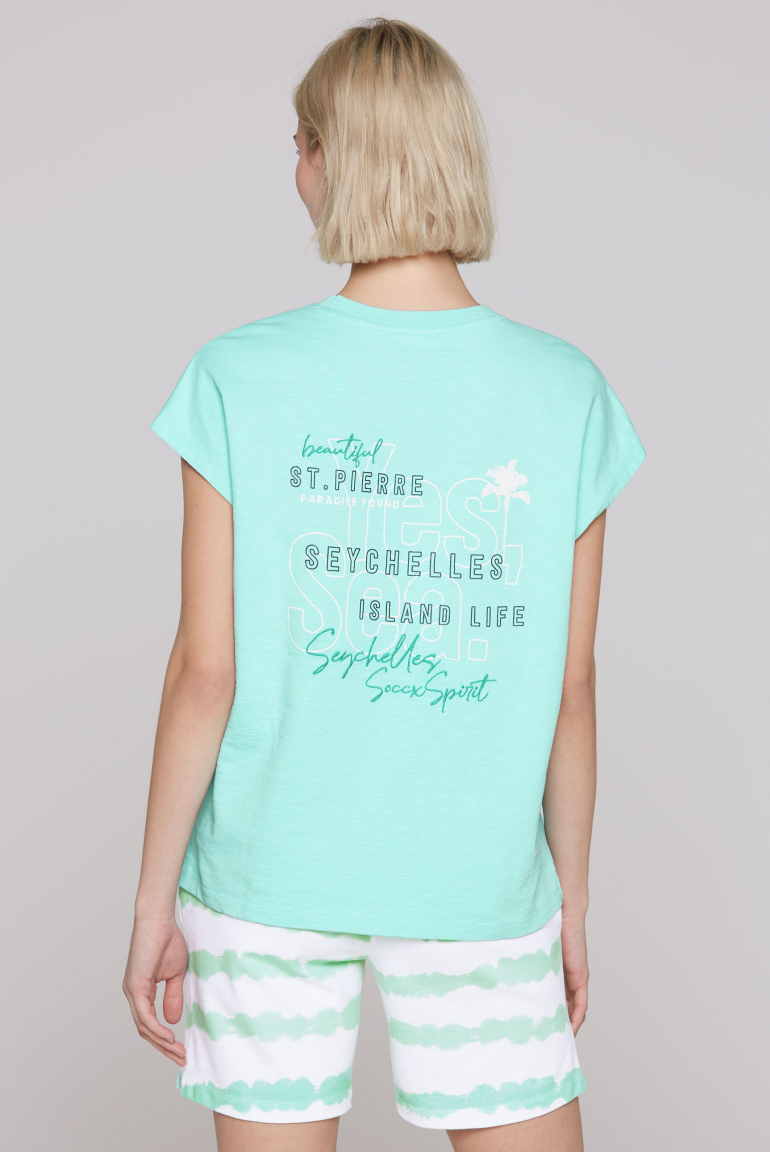 Ärmelloses Sweatshirt mit Rücken-Artwork