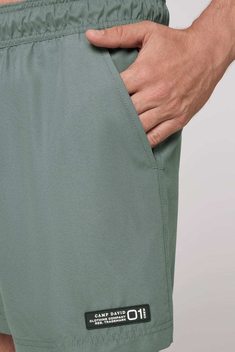 Badeshorts mit Rubber Patch