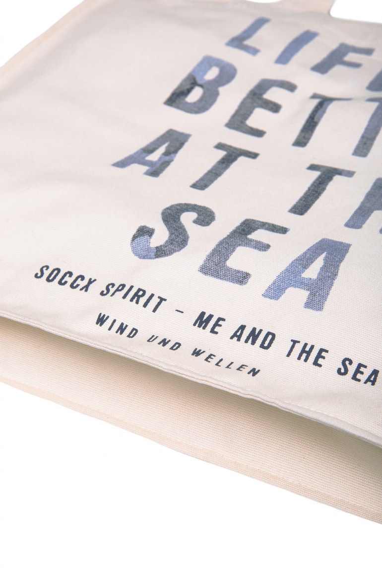 Canvas Tasche mit Label Prints