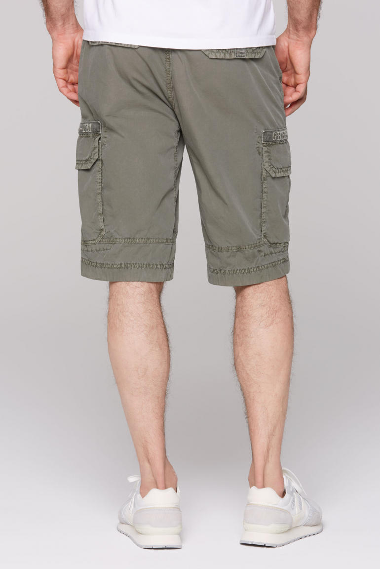Cargo Shorts mit Logo-Tapes