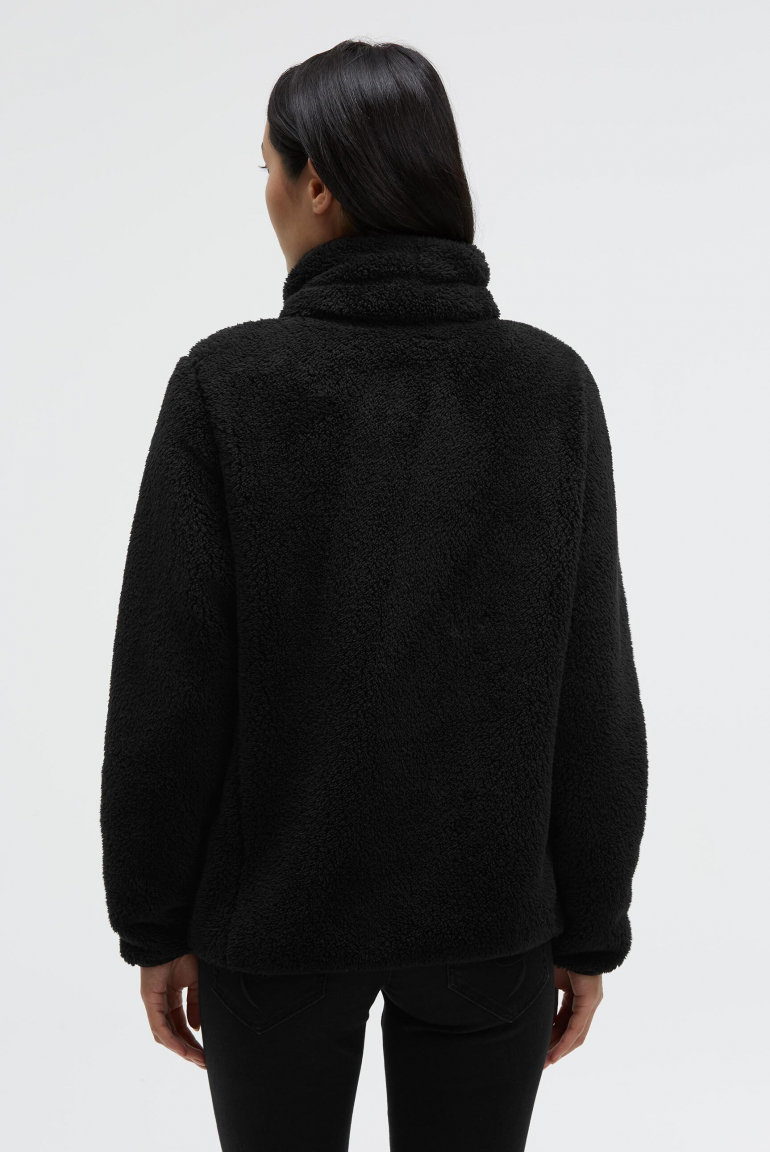 Fleecejacke mit Sherpa-Optik