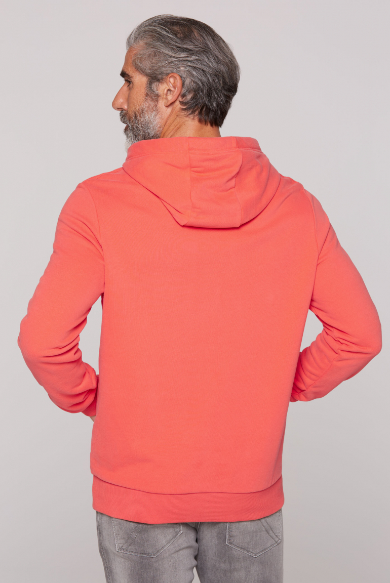 SOCCX Damen Hoodie Mit Rücken-Print | Oversize Sweatshirt Mit Kapuze | Bequemer Freizeit-Pullover