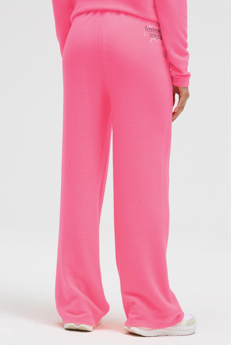Hose aus Flauschstrick Relaxed Fit