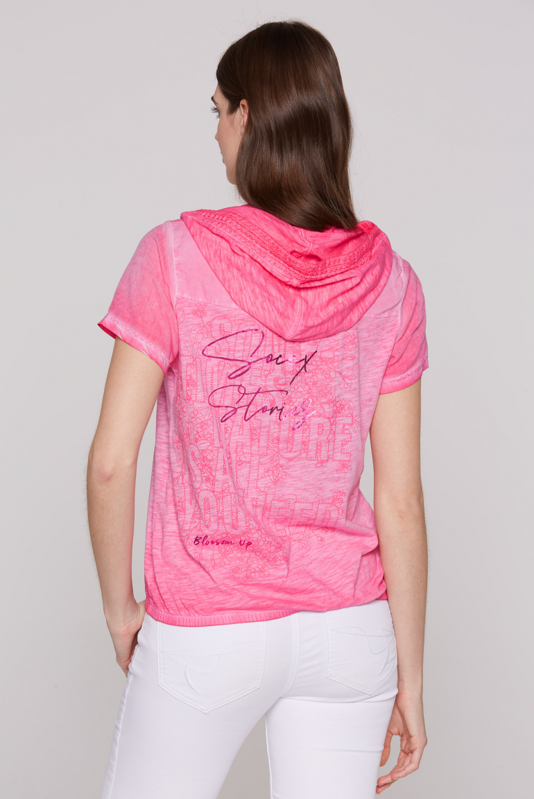 Kapuzenshirt mit Rücken-Artwork