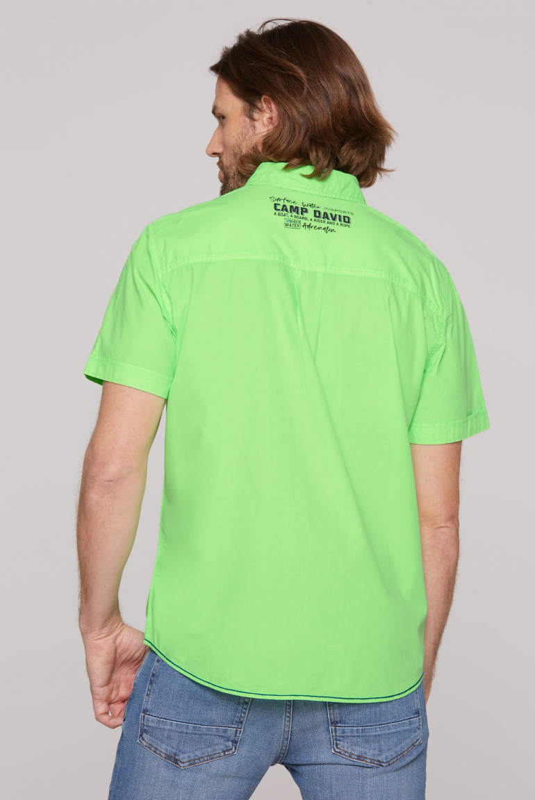 Kurzarmhemd mit Label Prints