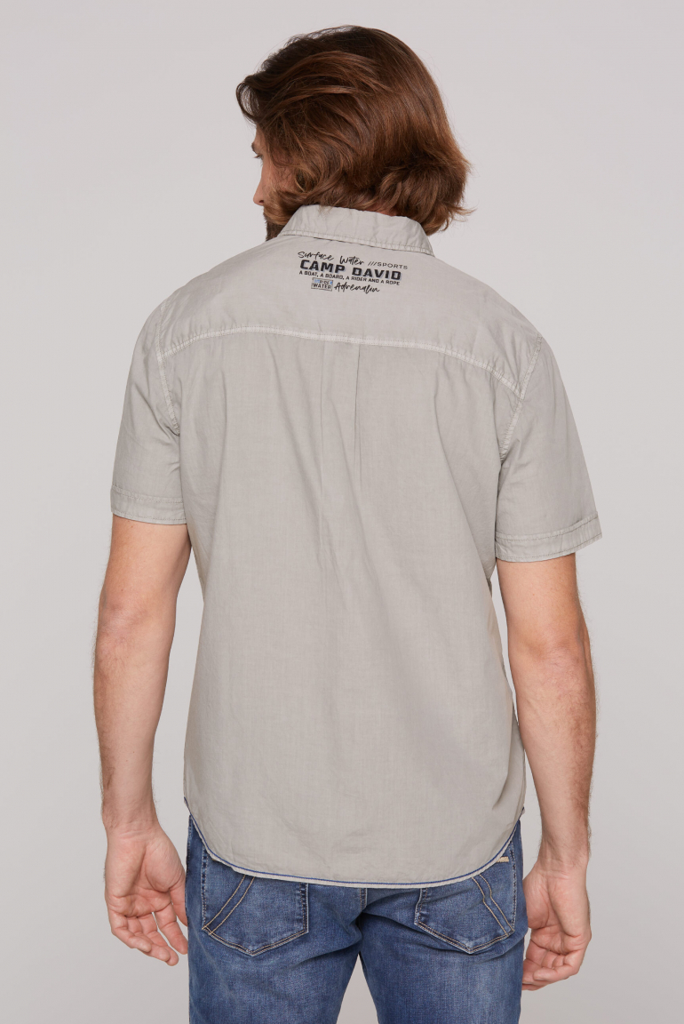 Kurzarmhemd mit Label Prints