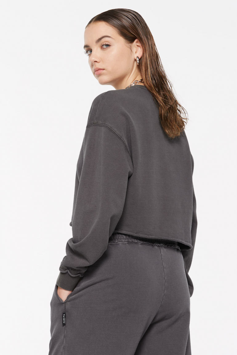 LO-LA Cropped Sweatshirt printed