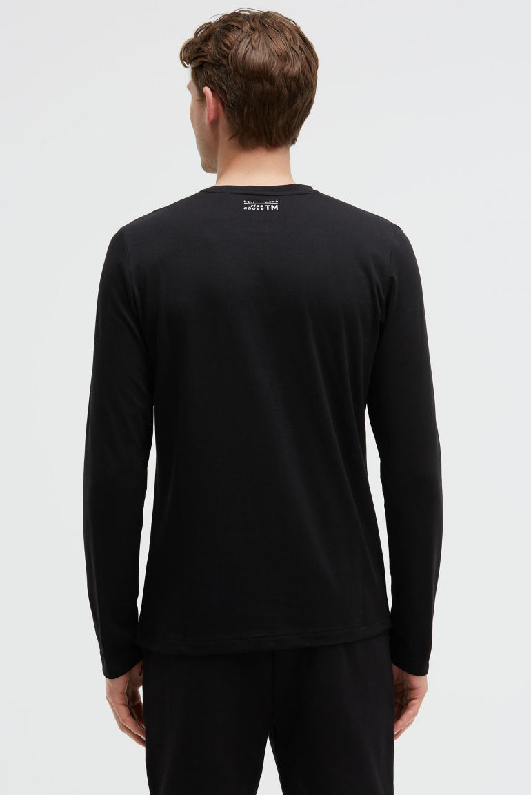 Longsleeve mit Folienprint