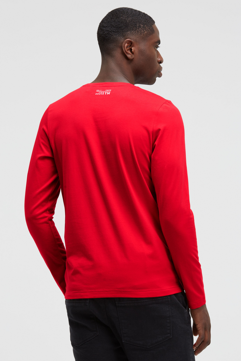 Longsleeve mit Folienprint