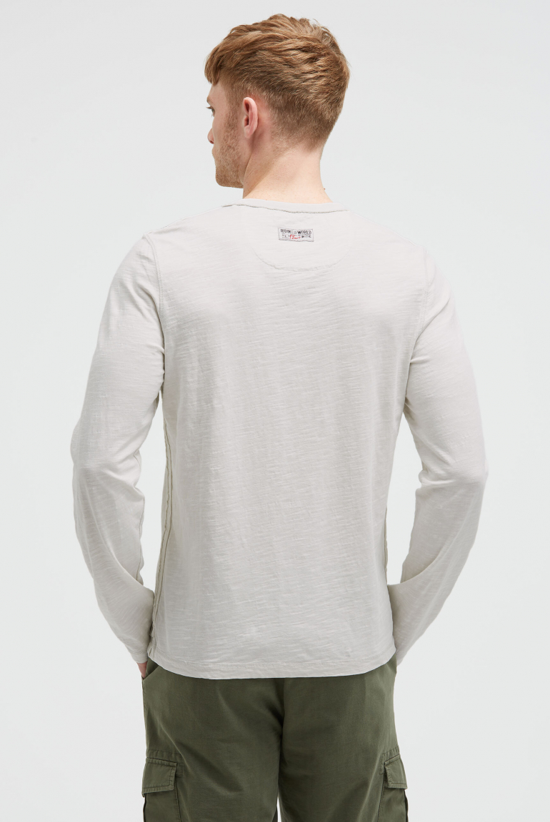 Longsleeve mit Tape und Photoprint