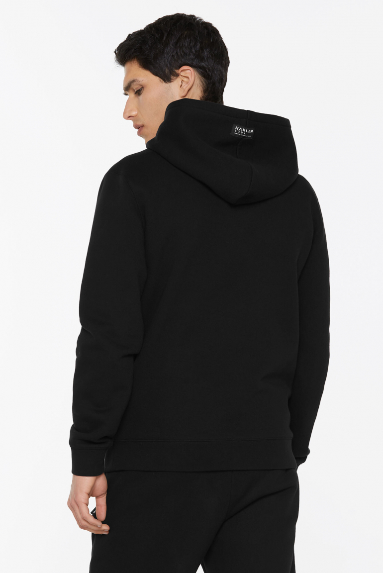 MON-TEL Hoodie mit Frottee-Logo