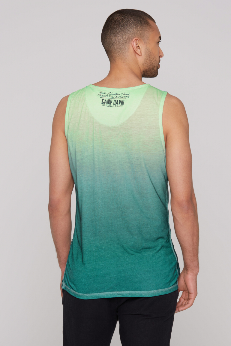 Muskelshirt Dip Dye mit Ausbrenner-Effekten