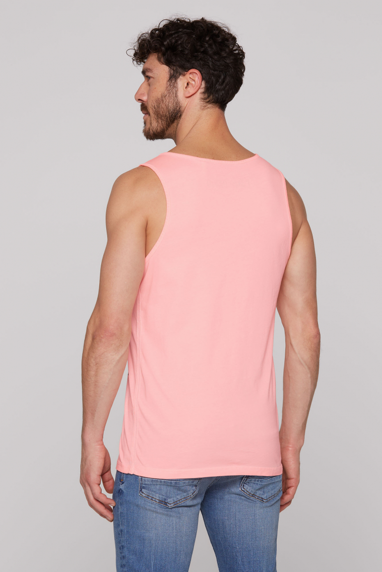 Muskelshirt mit Print im Used Look