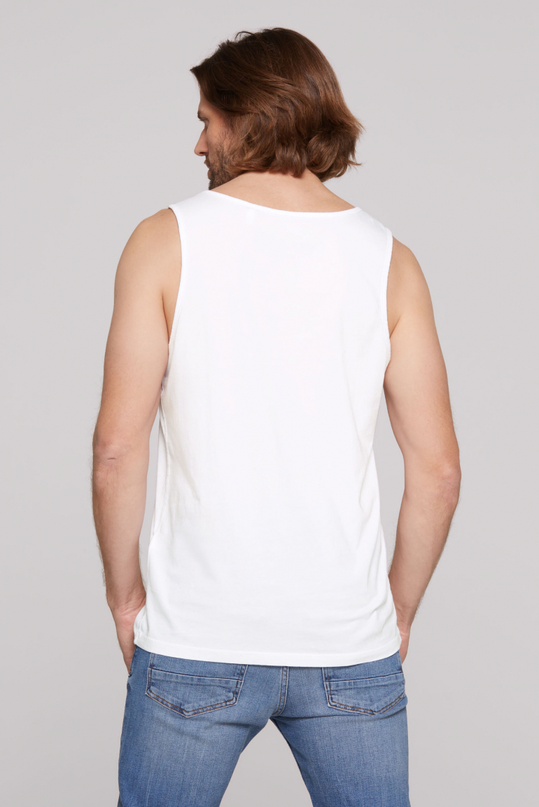 Muskelshirt mit Print im Used Look